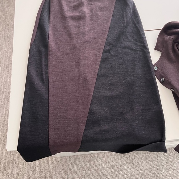 Morgan Le Fay 2 piece outfit suit sweater skirt S near new Co Ord - Picture 11 of 12